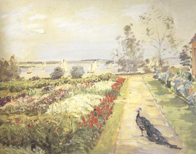 Max Slevogt Flower Garden in Neu-Cladow (nn02) Norge oil painting art
